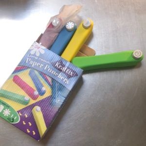 Kraftix paper punches. Pre-owned,4 styles in box.